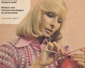 On Sale - Womens Weekly - Crochet Handbook - How to Crochet - Vintage 1970s - Womens Weekly Magazine Insert