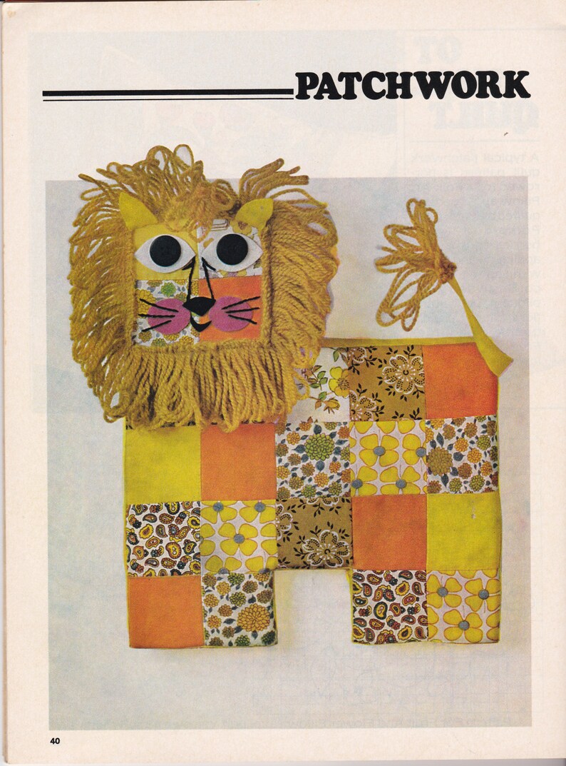 On Sale McCalls Pillows Crafting Magazine Vintage 1970s image 4