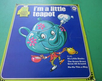 I'm a Little Teapot -  Vintage Record - American Edition