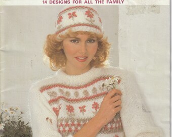 Twilley's Capricorn Mother and Daughter in Capricorn Knitting Pattern No B116 - Vintage 1970's