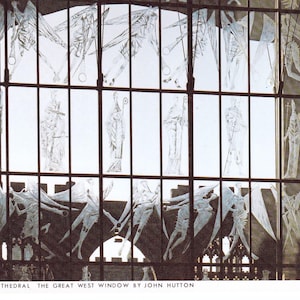 Postcard of  Coventry Cathedral -  British Postcard - Vintage 1970s.
