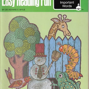 Easy Reading Fun - Backyard Adventures - Vintage 1970s - Vintage Children&#39;s Book