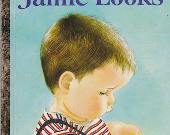 Jamie Looks  - Vintage Little Golden Book - Australian Edition - 1970s