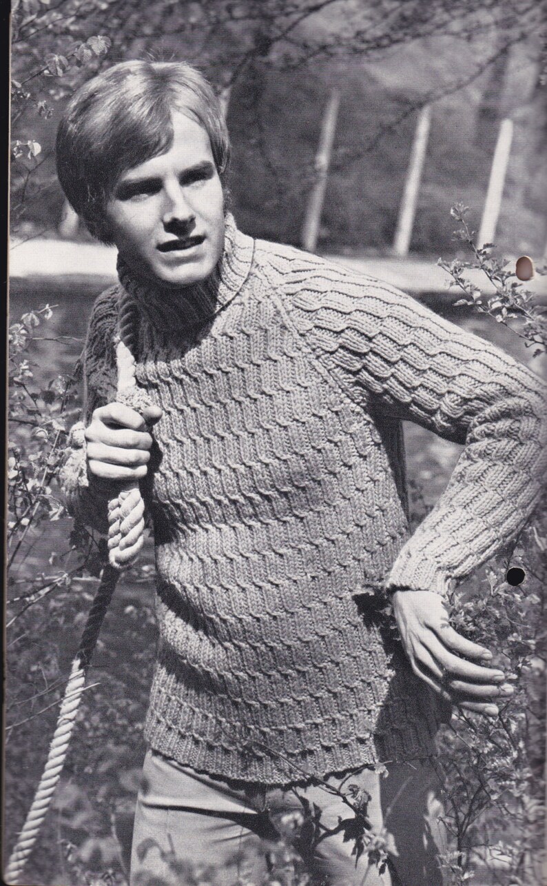 On Sale Sirdar Knitting Pattern No 9955 for Mens - Etsy Australia