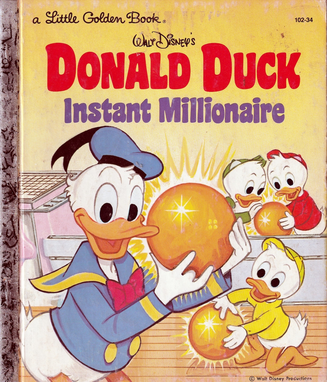 DONALD DUCK'S ADVENTURE/A LITTLE GOLDEN BOOK/ビンテージ洋書