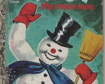 Frosty The Snow Man -  Vintage Little Golden Book - American Edition - 1970s