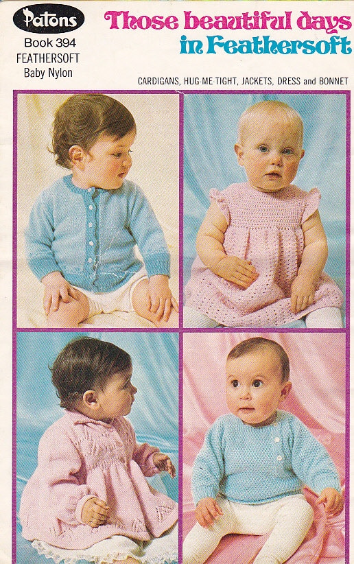 Patons 3 Ply Feathersoft Knitting and Crochet Designs for Baby Etsy