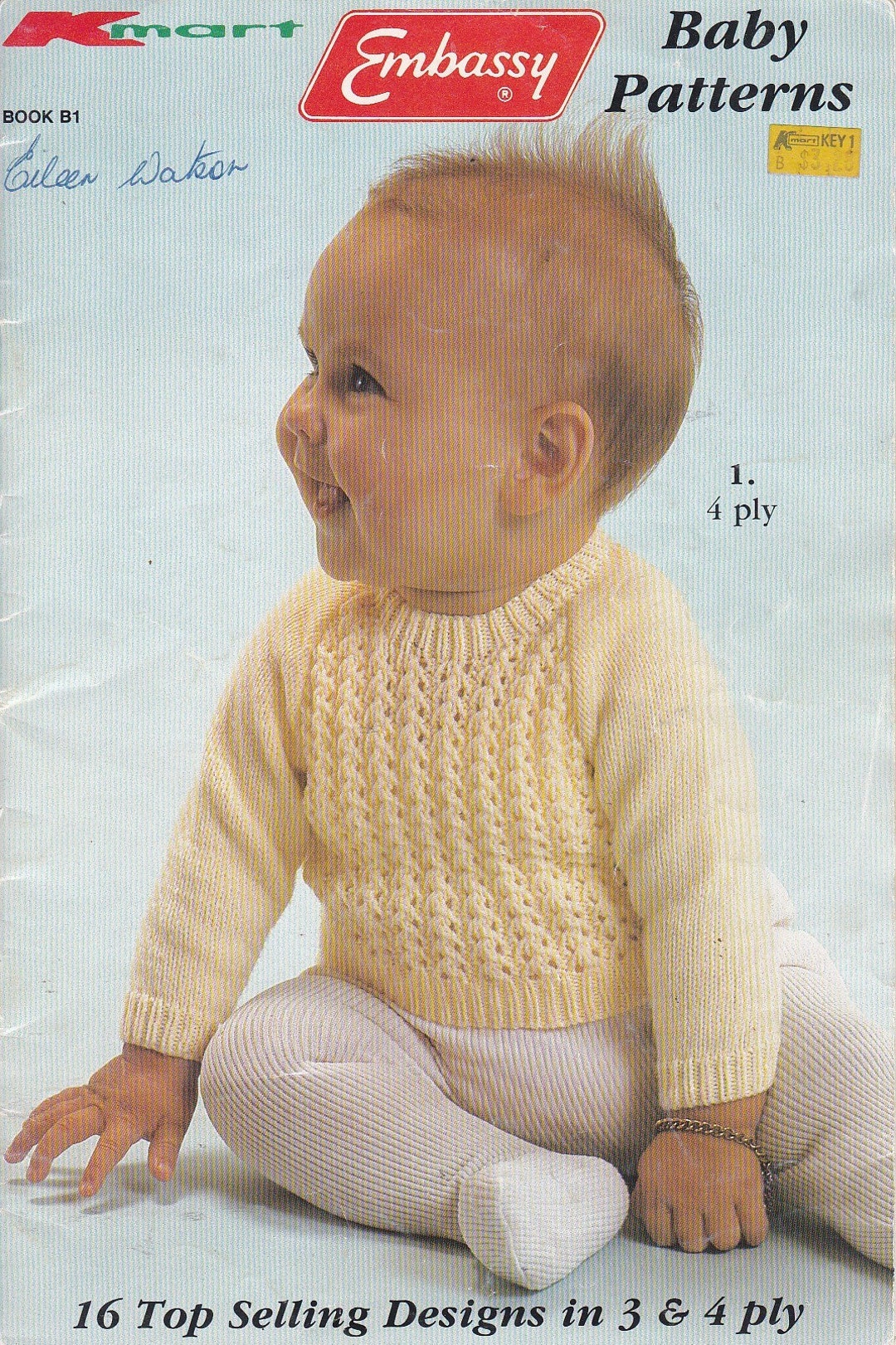 Embassy Kmart Knitting and Crochet Designs for Baby Pattern Vintage