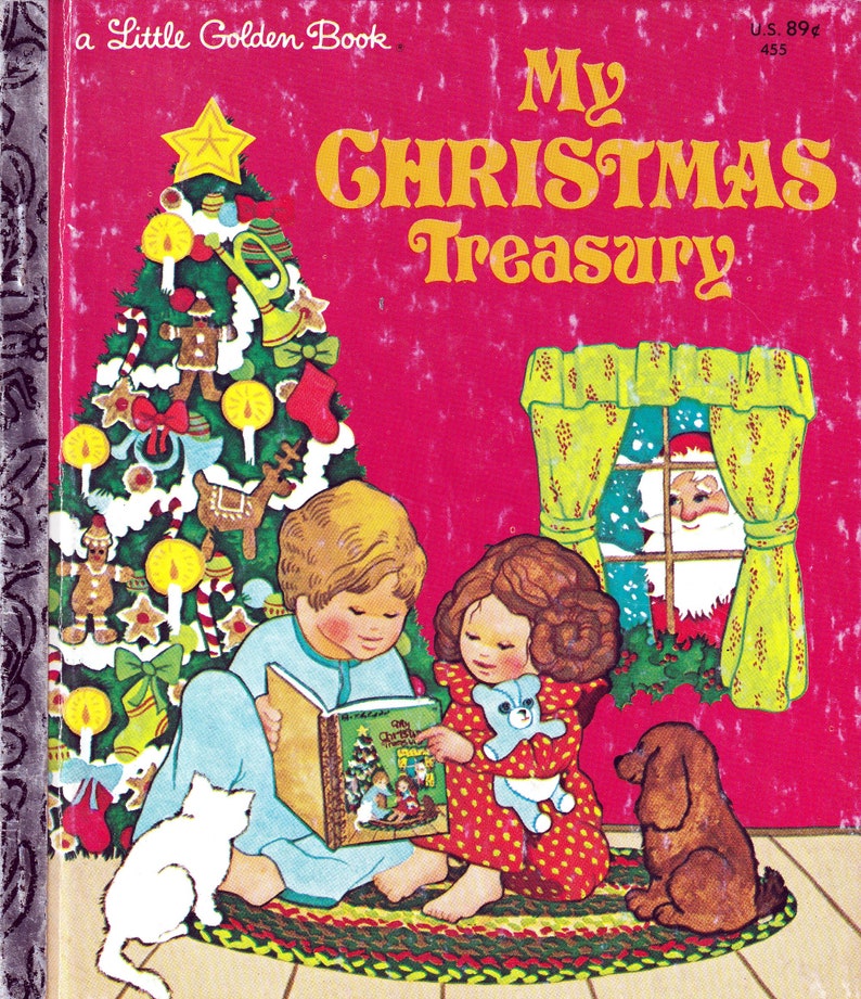 Ma trésorerie de Noël Petit livre d'or vintage Édition américaine image 1