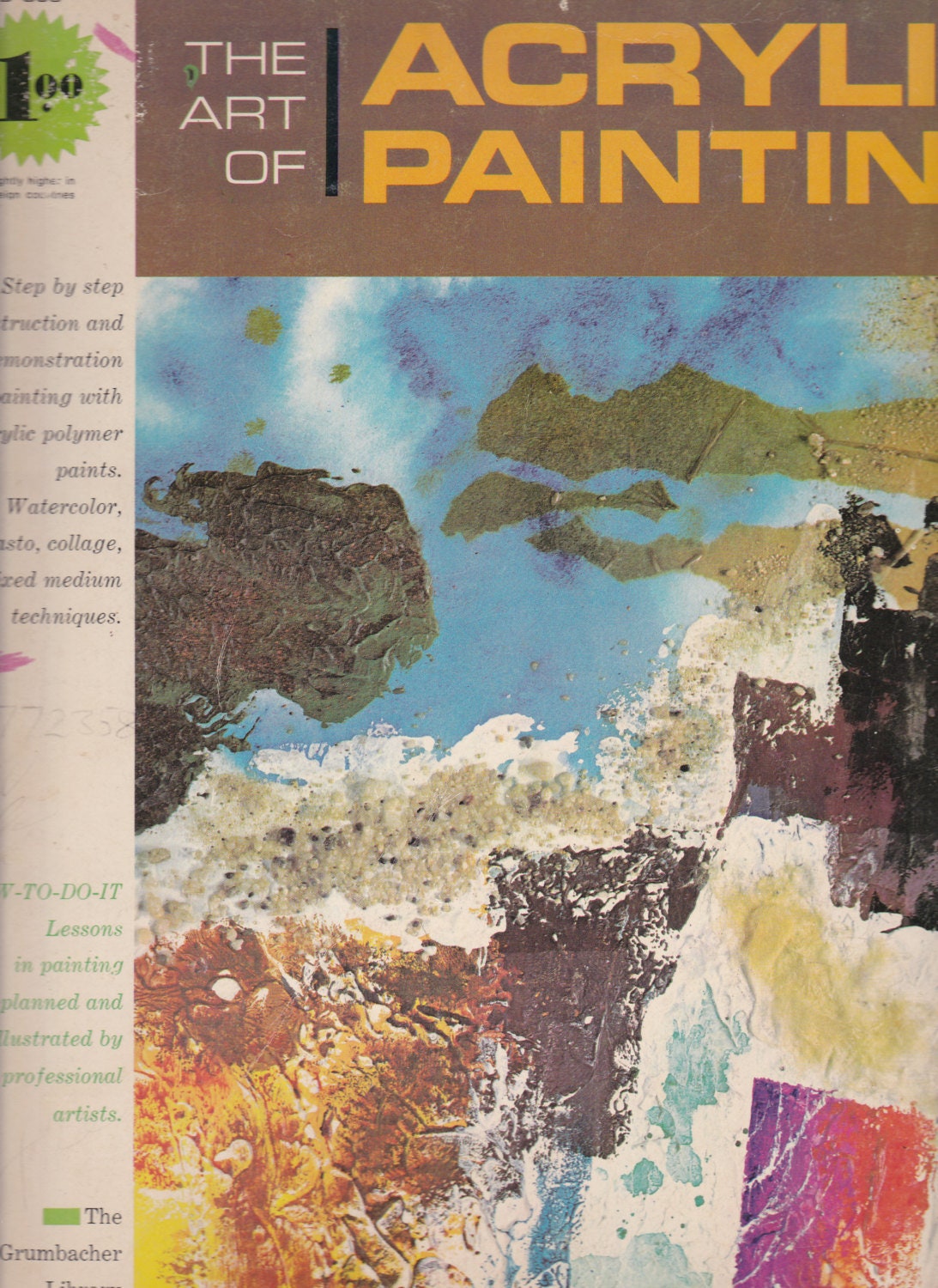 On Sale the Art of Acrylic Painting Vintage Craft Book 