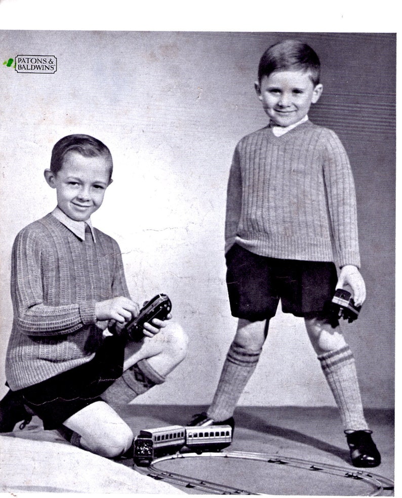 Paton's & Baldwins Knitting Pattern No 147 For Children Etsy
