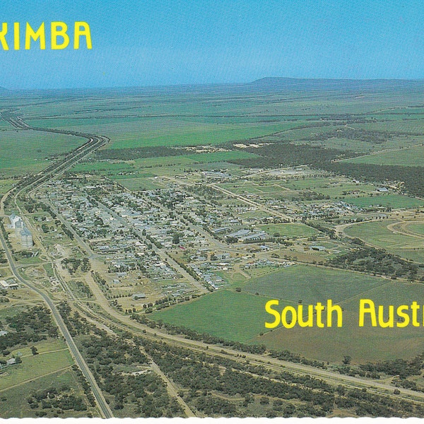Postcard of Kimba, South Australia  -  Australian Postcard - Vintage 1970s.
