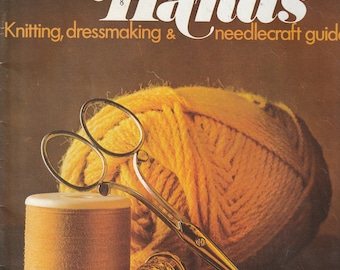 Golden Hands Encyclopaedia of Knitting Dressmaking and Needlecraft Guide Partie 1 et 2 années 1970