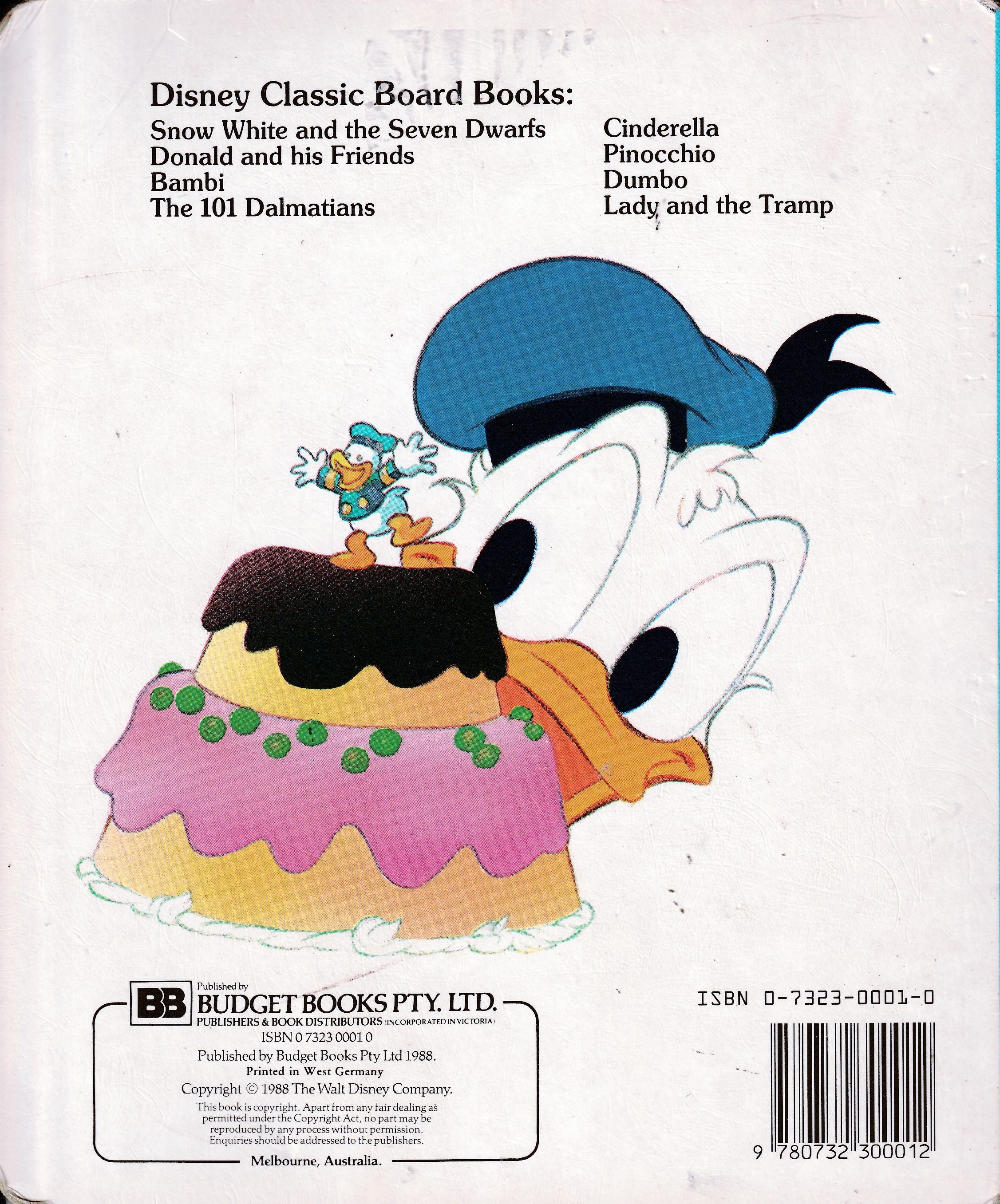 Donald and His Friends - Vintage Storytime Book - Board Book