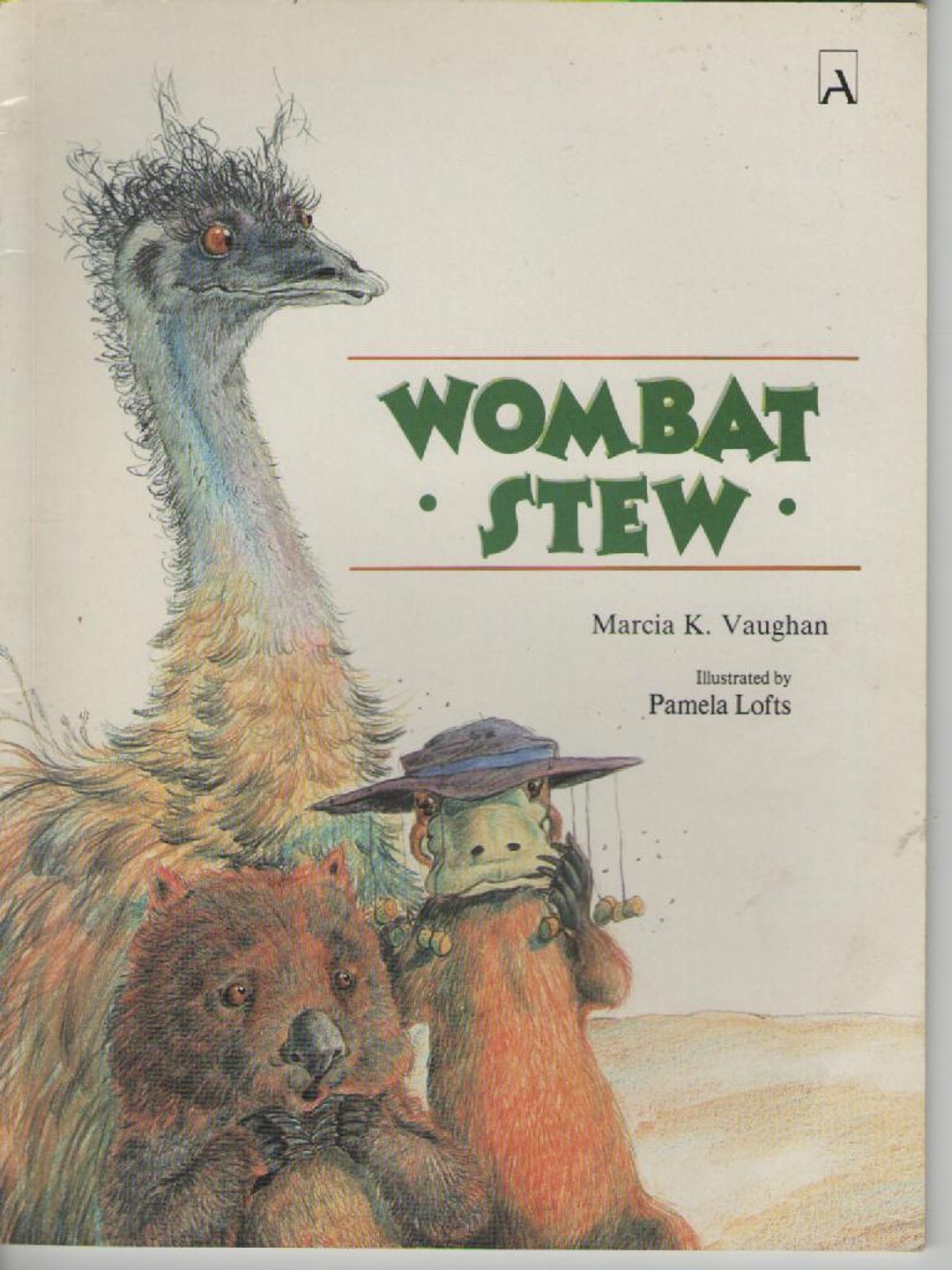 Wombat Stew Australian Children's Illustrated Picture Book Etsy