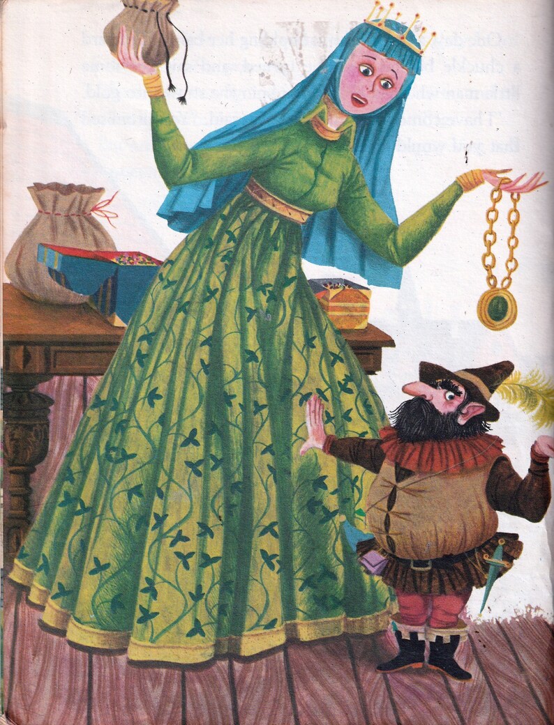 Rumpelstiltskin and the Princess and the Pea Vintage Little Etsy