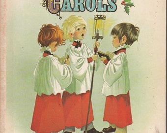 Christmas Carols  - Vintage Dean Board Book - British Edition - 1980s