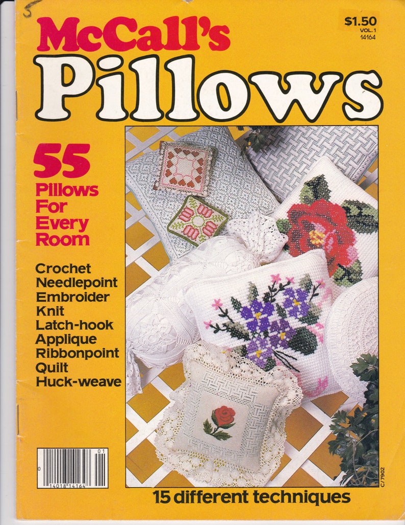 On Sale McCalls Pillows Crafting Magazine Vintage 1970s image 1