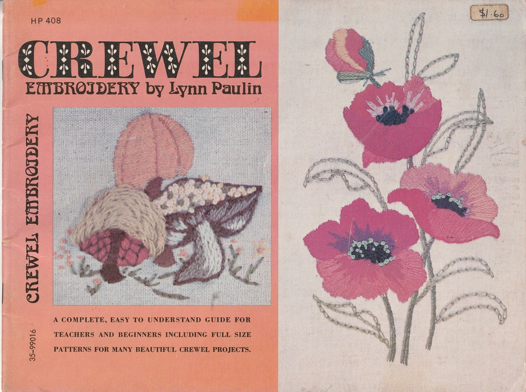 A Guide on How to Do Crewel Embroidery Book Vintage 1972 Etsy