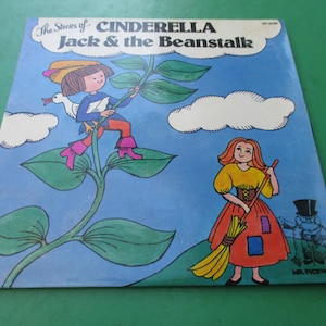 Jack and the Beanstalk Record -  Vintage Record - English Edition