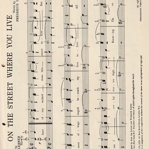 My Fair Lady Vintage 1950s Music Book Piano Arrangements image 4