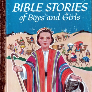 Bible Stories of Boys and Girls - Little Golden Book - Storybook for  Children Vintage 1970&#39;s