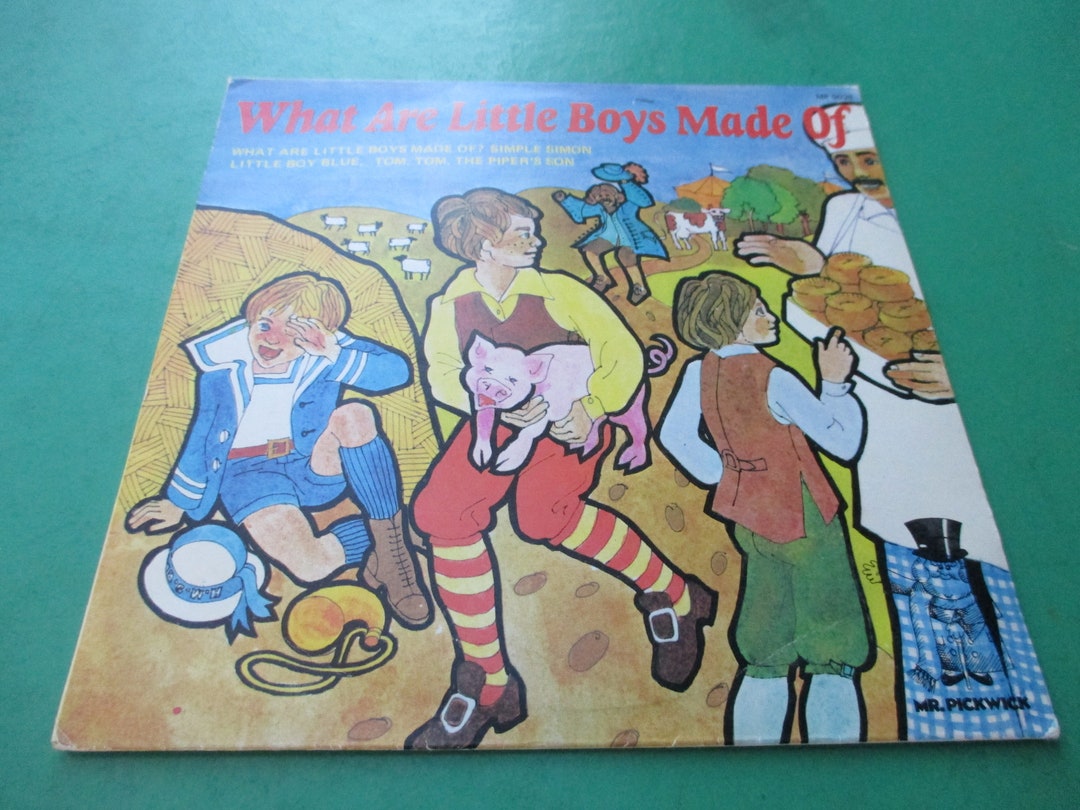 What Are Little Boys Made of - Vintage Record - American Edition - Etsy