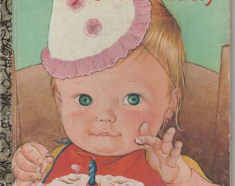 Baby's Birthday -  Vintage Little Golden Book - American Edition