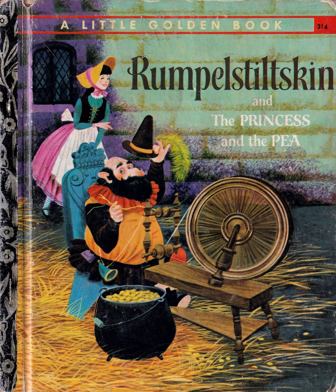 Rumpelstiltskin and the Princess and the Pea Vintage Little Etsy
