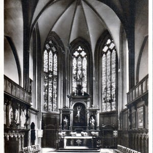 Postcard of Hauptkirche St. Jacobi, Hamburg German Postcard - Vintage 1970s.