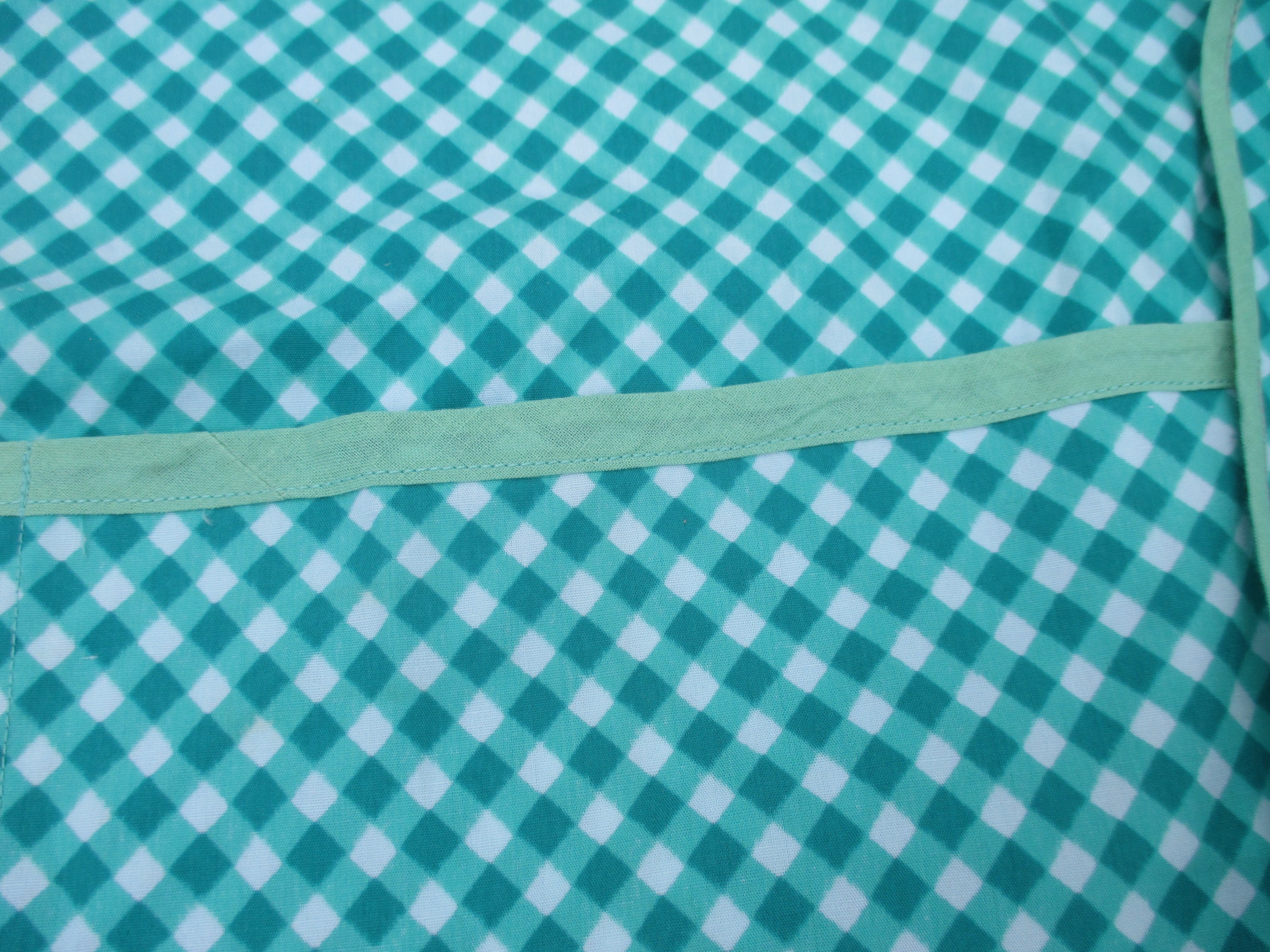 【vintage】50s green cotton apron 1950s Vintage Green Full Apron - Etsy UK