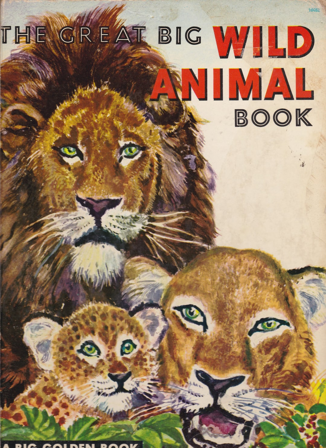 Vintage Wild Animal Book – 1951 Big Golden Book, Rojankowsky