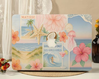 Funda protectora rígida Ocean Summer para MacBook, compatible con MacBook Pro 16/15/14/13 M5 M4 M3 M2 M1 (modelo 2026).