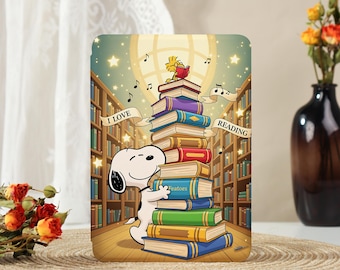 Funda para Kindle Paperwhite de 12.ª generación (7") y Kindle de 6" (2024), funda/cubierta para Kobo Clara, regalo personalizado para libros, funda con correa.