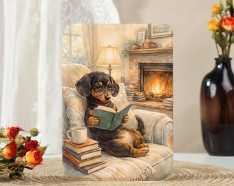 Funda para Kindle con diseño de perro salchicha, funda para Kindle Paperwhite de 12.ª generación (7") y Kindle de 6" (2024), funda/cubierta para Kobo Clara, regalo personalizado para libros, funda con correa.