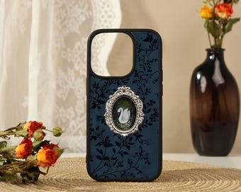 Funda protectora suave Vintage Dark Swan para iPhone 17 16 15 14 13 12 Pro Max, iPhone Air/17e 16e 15 14 Plus, funda para Mini 13 12 X XS XR SE