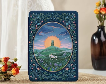 Castillo vintage, funda para Kindle Paperwhite de 12.ª generación de 7 pulgadas y Kindle de 6 pulgadas (2024), funda/cubierta para Kobo Clara, regalo personalizado para libros, funda con correa.