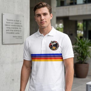 Ryan Gosling Rainbow Polo Shirt, Ryland Grace Shirt, Project Hail Mary Graphic Tee, Retro Dr Grace Mission Shirt, Unisex Shirt, Gift For Fan