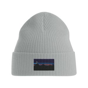 Positive Life" Organic Cotton Knit Beanie - Sustainable & Cozy Hat - Handmade Gift for Her/Him