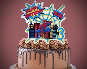 Spider-Man Cake Topper