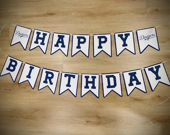 Dodgers Birthday Banner