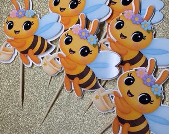 Abejita Cupcake Topper