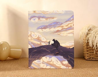 Drachenzähmen leicht gemacht,iPad Case für iPad Pro 2025/24/22,Neue iPad Air 7-11/13 "2026 Cover,iPad 6/7/8,iPad Case mit Bleistifthalter