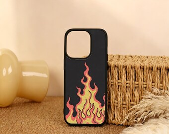 Rote Flamme Handyhülle für iPhone Air iPhone 17 16 15 14 13 12 11 iPhone Pro/Pro Max Hülle iPhone Mini Hülle XR XS MAX SE2020 Benutzerdefiniertes Geschenk