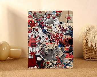 Spider-Man,iPad Case für iPad Pro 2025/24/22,Neue iPad Air 7-11/13 "2026 Abdeckung,iPad 6/7/8,iPad Hülle mit Stifthalter