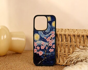 Cherry Tree Phone Case For iPhone Air iPhone 17 16 15 14 13 12 11 iPhone Pro/Pro Max Case iPhone Mini Case XR XS MAX SE2020 Custom Gift