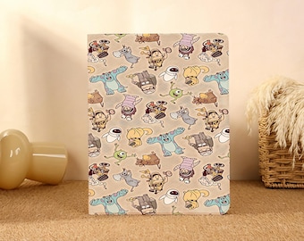 Monsters Inc Doodle,iPad Case für iPad Pro 2025/24/22,Neues iPad Air 7-11/13 "2026,iPad 6/7/8,iPad Hülle mit Stifthalter