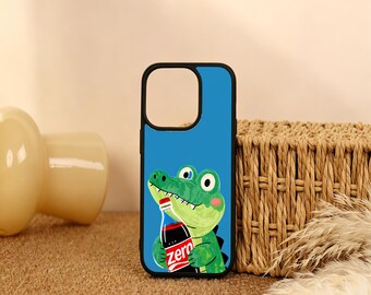 Niedliche Croc Cola Handytasche für iPhone Air iPhone 17 16 15 14 13 12 11 iPhone Pro/Pro Max Hülle iPhone Mini Hülle XR XS MAX SE2020 Benutzerdefiniertes Geschenk