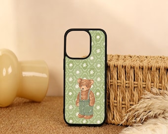 Daisy Teddy Bear Phone Case For iPhone Air iPhone 17 16 15 14 13 12 11 iPhone Pro/Pro Max Case iPhone Mini Case XR XS MAX SE2020 Custom Gift