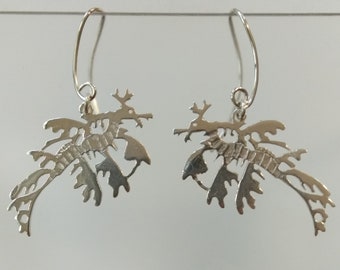 Leafy Seadragon Earrings